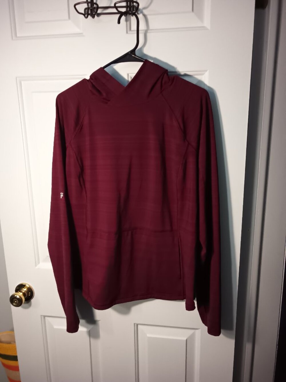Fila Women's Maroon Hoodie Sweatshirt